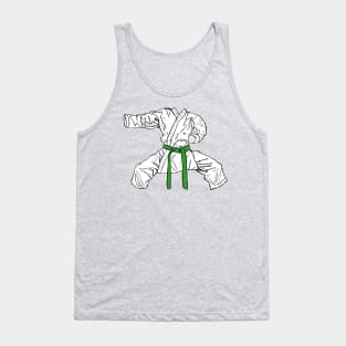 Green Belt Karate Gi Tank Top